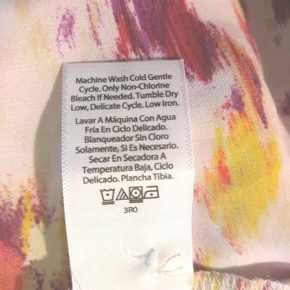 Terra & Sky Women’s Multicolor Blouse – Size 4X – Plus Size Boho Top - Picture 6 of 9